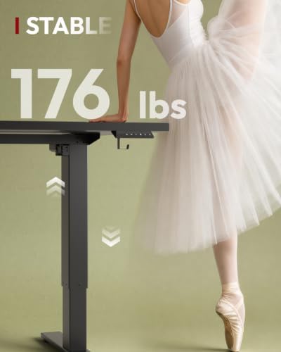 SANODESK One-Piece 40 x 24'' Electric Height Adjustable Standing Desk - Image 5