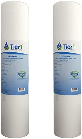 Tier1 20 Micron 4.5" × 20" Filter Replaces DGD-7525-20, 155356-43, 2-Pack by Tier1