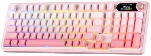 RK ROYAL KLUDGE S98 Wireless Mechanical Keyboard with TFT Screen & Knob by RKROYALKLUDGE
