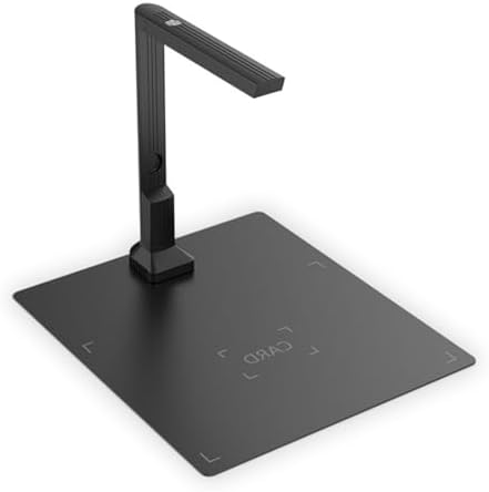 Portable 16MP Document Scanner with OCR for Paper Fast Scanning and Foldable Design USB Plugs Play by Unknown