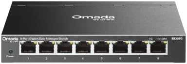 Omada ES208G, 8 Port Gigabit Easy Managed Switch by Unknown