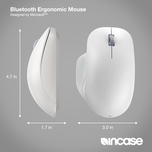Incase Bluetooth Ergonomic Mouse Designed by Microsoft, Glacier - Image 4