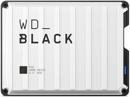 6TB WD_Black P10 Game Drive, Works with PlayStation for On-the-Go Access to Your PlayStation Game Library - WDBPSZ0060BWT by WesternDigital