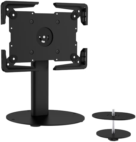 Mount-It! Universal Tablet Countertop Stand, Secure Kiosk Mount, Black - Image 2