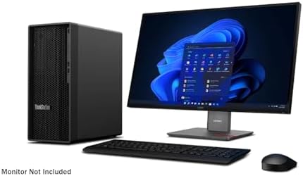 Lenovo ThinkStation P2 Tower Desktop Computer | Intel Core Ultra 7 265k (20 Cores, Up to 5.5GHz) | 64GB DDR5 RAM, 2TB SSD | AI NPU for CAD & Design | WiFi 7, Bluetooth 5.4 | Wired KB & Mouse - Image 5