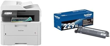 Brother MFCL3720CDW Printer and TN229XLBK High Yield Toner by Unknown