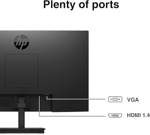 HP 24" Series 3 Pro 324pv FHD Monitor with 5 ms Response Time, Anti-Glare, Flicker Free, VESA Mount (100x100mm), HDMI, VGA & Dockztorm USB Port Expander, Black - Image 6