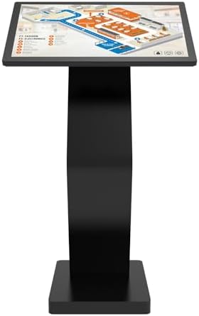 27 Inch Touch Screen Kiosk, 10pt PCAP Touch Screen Digital Signage, Plug&Play K-Style Indoor Digital Signage, Interactive LCD Display Signage, CMS/U-Disk Publish Content, Split Screen, Android 11 by Pyimgus