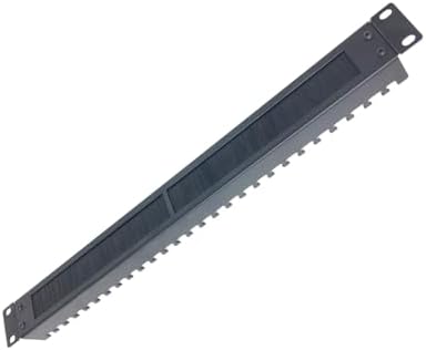 1U 19 inch Brush Cable Manager Horizontal Rack Mount by Followme