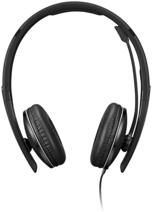 Lenovo Wired ANC Headset, USB-C and USB-A connectivity, Zoom Certified, Active Noise Cancellation, Hearing Protection, 145g Lightweight Comfortable Design, Replaceable Earcups, Business Headset by LENOVO