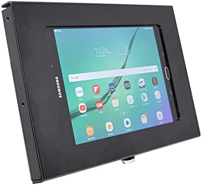 Locking Anti-Theft Metal Case for Samsung Galaxy TAB 8" 8.4" Tablet for Kiosk, POS, Store, Show Display, Time Clock (TAB Pro 8.4, Black) - Image 2