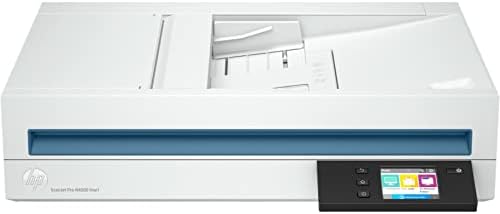 HP ScanJet Pro N4600 fnw1 Professional Scanner, ADF, CIS scanning Technology, Flatbed (20G07A) by Unknown