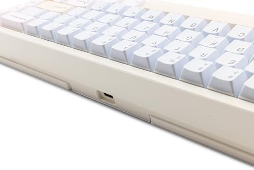 KEEBMONKEY WOBKEY Zen 65 65% Quick Release Wireless Mechanical Keyboard with RGB, CNC Aluminum Case, Hot-Swappable, VIA Support, BT/2.4G/USB-C Gaming Keyboard for Mac/Windows (Ultra White Gold) - Image 6