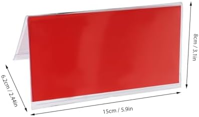 10pcs Plastic Triangular Desk Name Plates for Students - Image 2