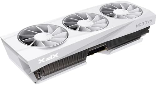 XFX Quicksilver AMD Radeon RX 9070XT White Gaming Edition with 16GB GDDR6 HDMI 3xDP, RDNA 4 RX-97TQICKW9, Graphics Card, Compatible with Desktop PCs - Image 5