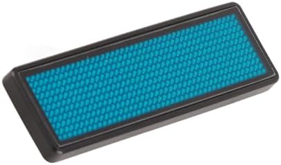 LED Name Badge Scrolling Message Tag - Display Up to 550 Chinese Characters/750 English Characters - Ideal for Airports, Malls, and Events Rechargeable, Bright, and Portable (Blue) - Image 2