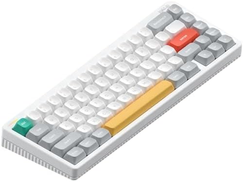 NuPhy Halo V2 IO Wireless Mechanical Keyboard with PBT Keycaps,Hot Swappable Custom Gaming Keyboard,Aluminum Alloy Frame,RGB Backlit,Gasket Structure,BT5.0/USB-C/2.4GHz Low Latency Office Keyboards by NuPhy
