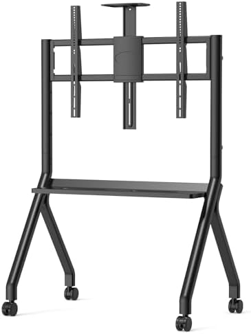 Smart Board Stand, Adjustable Rolling TV Stand, Max Load 220LBS by Dornium