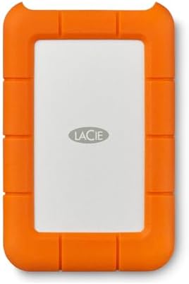 LaCie Rugged Mini, 1TB, 2.5", Portable External Hard Drive, for PC Mac iPad and iPhone, Data Rescue Service (LAC301558) - Image 2