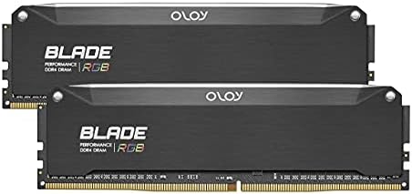 OLOy DDR4 RAM 16GB (2x8GB) Black Hairline Blade RGB 3600 MHz CL18 1.35V 288-Pin Desktop Gaming UDIMM (MD4U0836180BRKDA) - Image 2