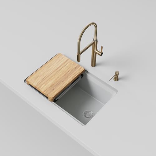 BLANCO Inteos SILGRANIT 30" Single Bowl Workstation Kitchen Sink White - Image 3