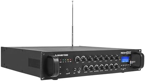 Sound Town 70V/100V Commercial Power Amplifier (PAC360-6) by SOUNDTOWN