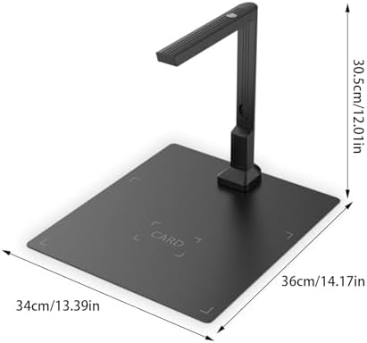 Portable 16MP Document Scanner with OCR for Paper Fast Scanning and Foldable Design USB Plugs Play - Image 4
