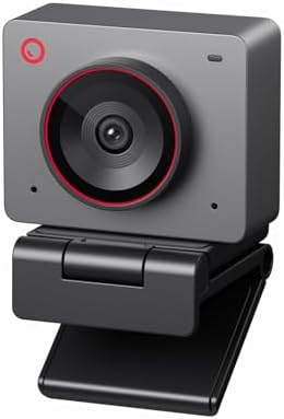 OBSBOT Meet 2-4K Webcam for PC with 1/2" Sensor, AI Framing & Autofocus by OBSBOT