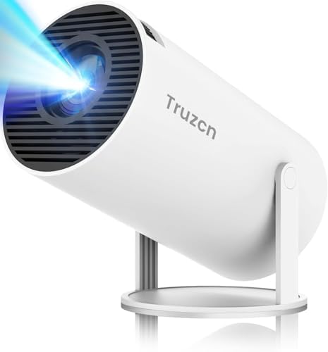 Mini Projector with WiFi 6 and Bluetooth 5.2,Portable Projector Support 4K by Unknown