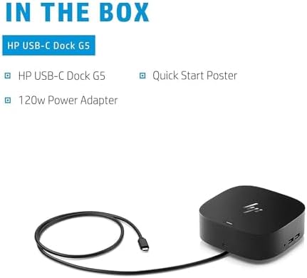 HP Universal USB-C G5 Essential Dock - Multiport Docking Station with HDMI - Image 5