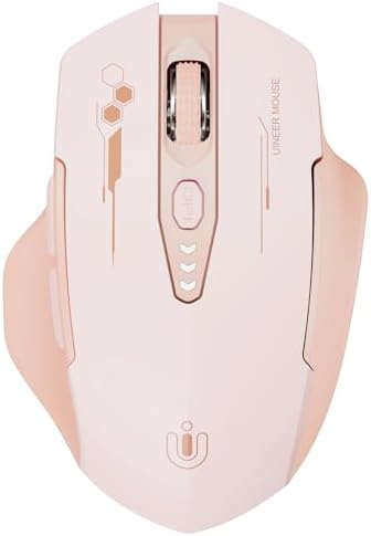 Uineer Bluetooth Mouse, Tri-Mode Wireless, Rechargeable, 3-Device Switch by UINEER