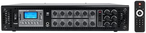 Rockville RCS180-6 180W 70V Commercial Amp with 6 WET-7020B Wall Speakers - Image 2