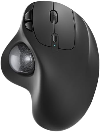 Nulea M501 Wireless Trackball Mouse Ergonomic Thumb Control, 4 DPI Levels by Nulea