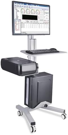 Yescom NexusX Core Mobile Computer Cart Rolling PC Stand Desk Workstation by Yescom
