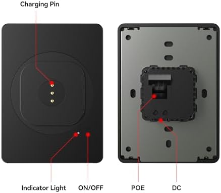 Magnetic Wall Mount with Charging Case A11 for iPad Pro 11-Inch (M4). PoE and DC up to 18W Quick Charge, Strong Magnets, 360 Rotation - Image 4