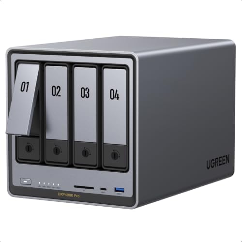 UGREEN NAS DXP4800 Pro 4-Bay for IT Professionals, Developers & Power Users by UGREEN