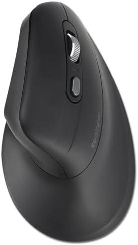 Kensington MY630 EQ Wireless Rechargeable Mouse, Ergonomic Vertical Design, Bluetooth LE, 2.4GHz, Black (K72484NA) by Unknown
