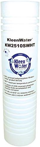 KleenWater Hot Water Filter (1), Mounting Bracket (1), 5 Micron High Temp Cartridges (3) with Scale Inhibitor, Spare O-ring (1), Filter Wrench (1), Multi-Pack - Image 2