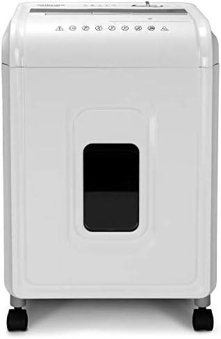 Aurora High-Security 8-Sheet Micro-Cut Paper, CD/DVD and Credit Card Shredder, White/Gray - Image 6