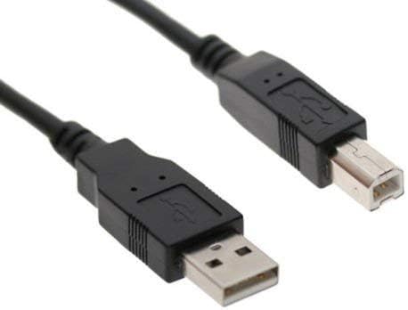 USB 2.0 PC Data Cable Cord Compatible with Avision AV50F FF-0803S Avision AV100 Series AV121 AV122 AV122C2 AV176+ FL-1006S AV185+ FL-1010S AV186+ Desktop Document Receipt Sheetfed Scanner by Unknown