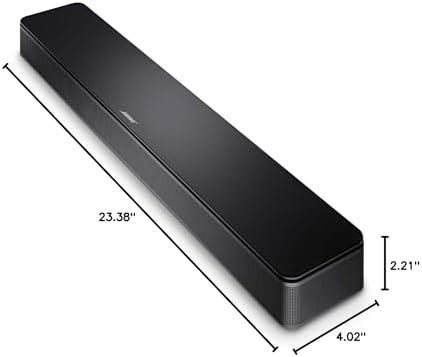 Bose TV Speaker - Soundbar for TV with Bluetooth and HDMI-ARC Connectivity, All-in-One Compact Soundbar, Includes Remote Control, Black - Image 3