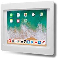 Anti-Theft Acrylic VESA Enclosure for Apple iPad 5/6 9.7" with Free Wall Mount Kit & 90-Degree Angle Charge Cable (iPad 5/6 9.7", White) - Image 2