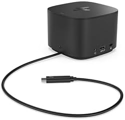HP Thunderbolt Dock 120W with HDMI Adapter, Universal USB-C Docking Station, One Cable, Multiple Connections, with a Single USB-C™ Cable Connection to Any Brand Laptop (6HP48AA#ABL) by Unknown