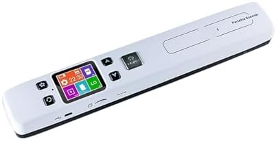 Document Scanners, Mini Document & Images Scanner 1050DPI A4 Size JPG/PDF Formate High Speed LCD Display for Business Receipts Photo(White with WiFi) by Unknown