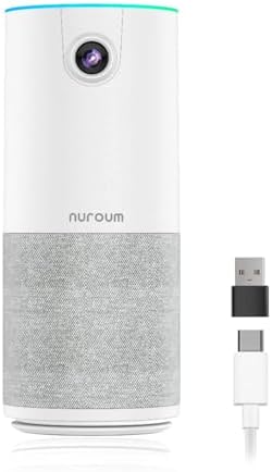 NUROUM C10 1080P Conference Webcam with Microphone Speaker, Portable by Nuroum