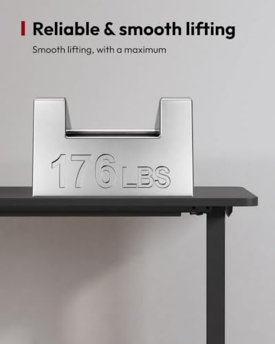 SANODESK 48''x24'' One-Piece Height Adjustable Electric Standing Desk - Image 6