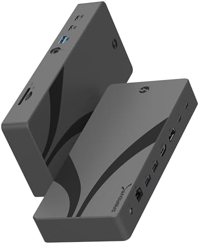 SABRENT Thunderbolt 4 Docking Station, 8K/4K, HDMI 2.1, GbE (DS-T4MF) by SABRENT