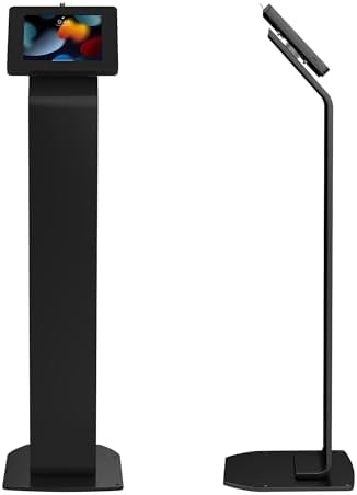 Locking Floor Stand – CTA Premium Locking Support Base Kiosk with Steel Body and Heavy-Duty Locking Enclosure with Keys for iPad Pro 13-inch (M4), iPad Pro 12.9-inch, iPad Air 13-Inch (M3 / M2) by CTADigital