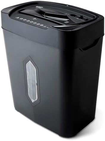 Aurora 12-Sheet Crosscut Paper and Credit Card Shredder with 5.2 gal Wastebasket - Image 6