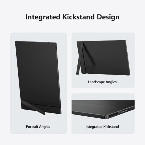 ARZOPA 16.1" Portable Monitor, 100% sRGB FHD 1080P Kickstand -Z1C - Image 4